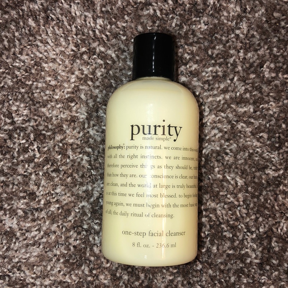 Purity one step facial cleanser.